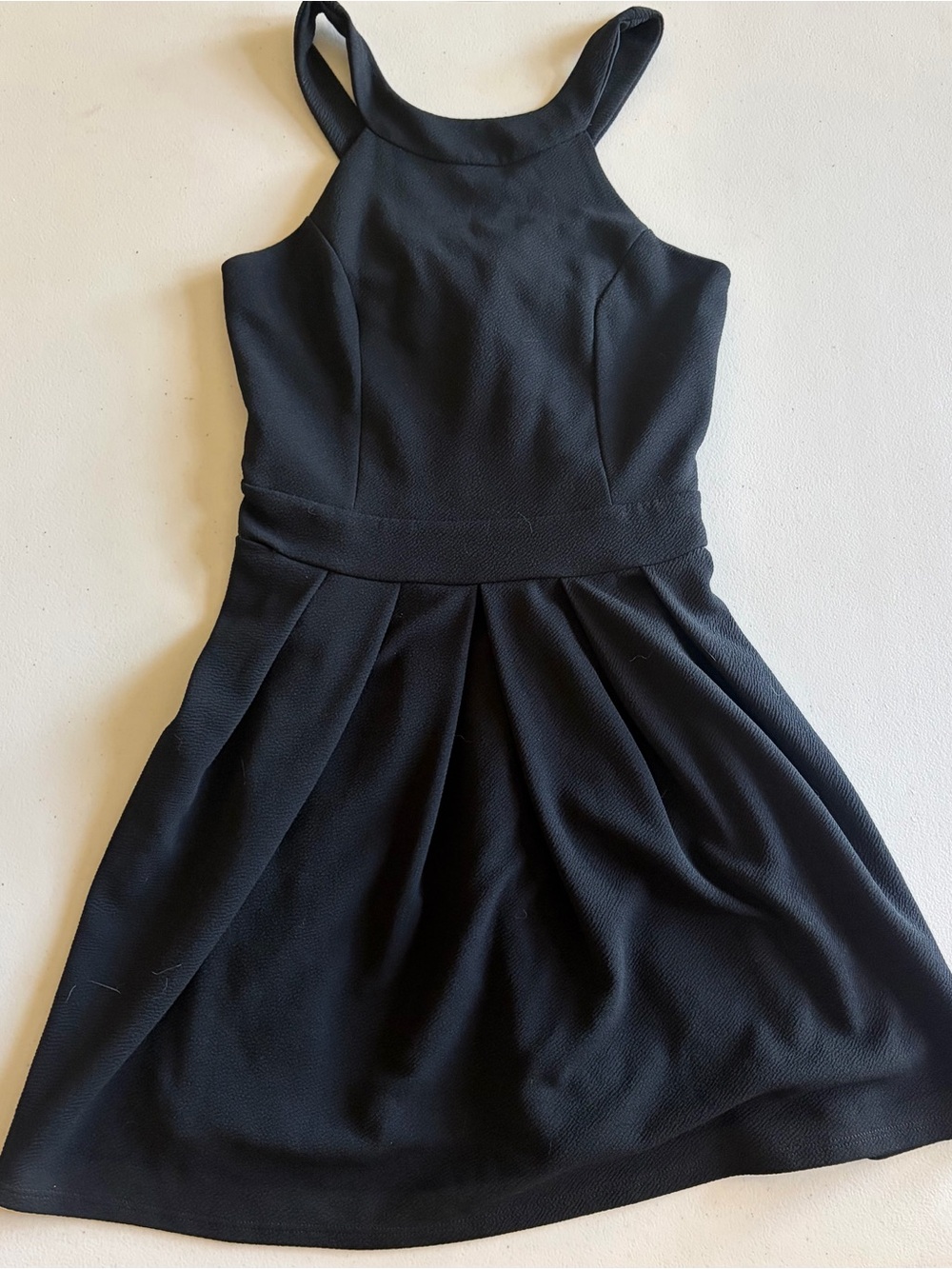 Varga Black Sleeveless Fit-and-Flare Dress